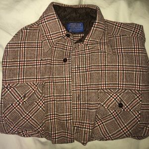 Pendleton wool plaid flannel large